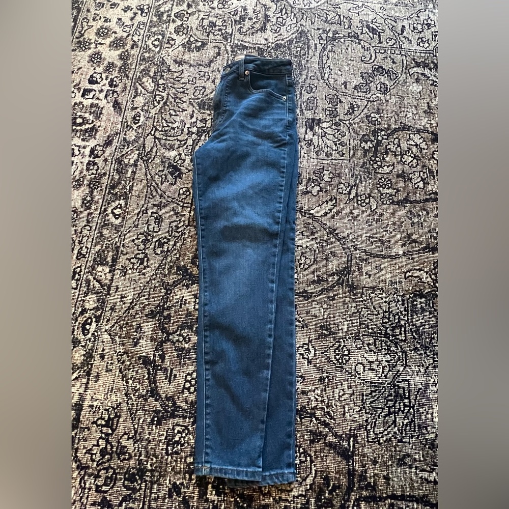 Everlane the curvy authentic stretch high rise skinny jeans, EUC, 26 crop - Picture 4 of 8